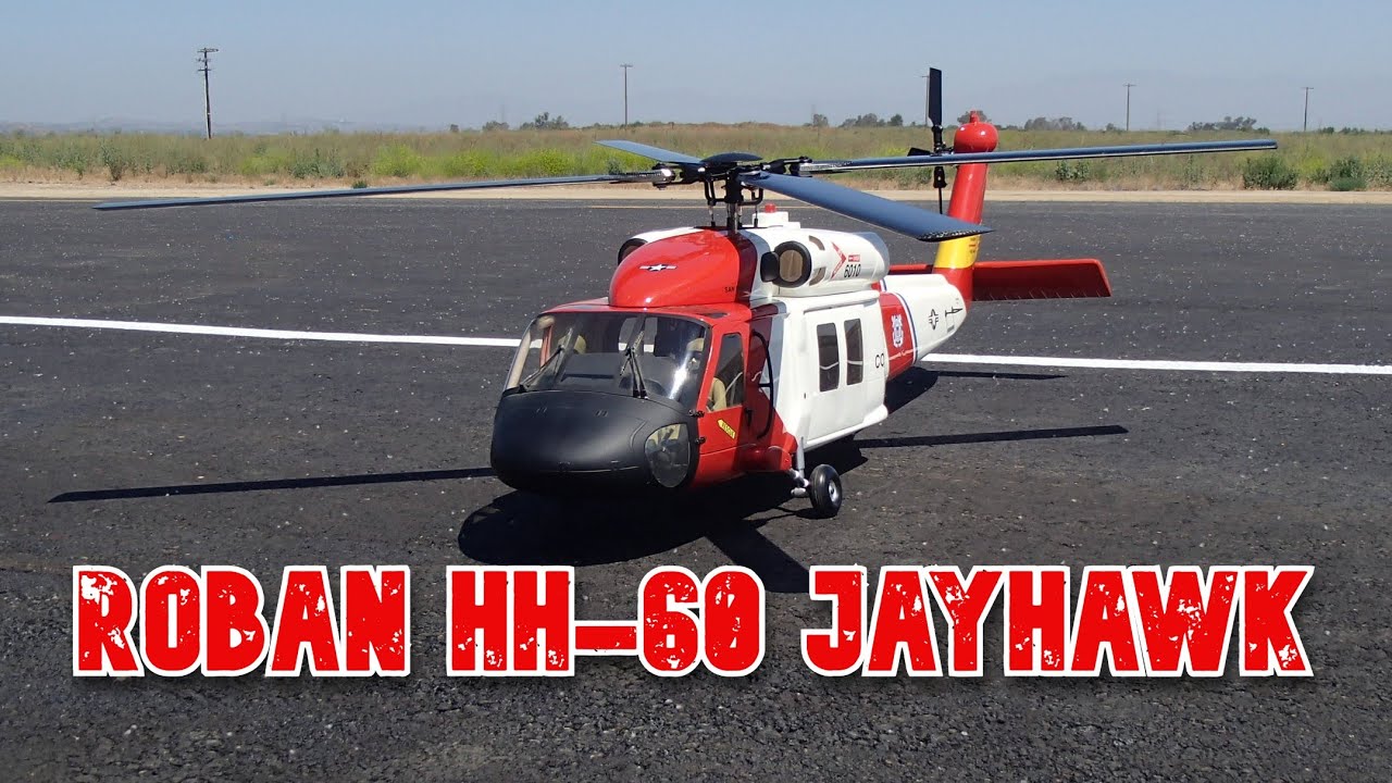 Roban HH-60 Jayhawk 600 Size RC Helicopter SCALE FLIGHT DEMO!