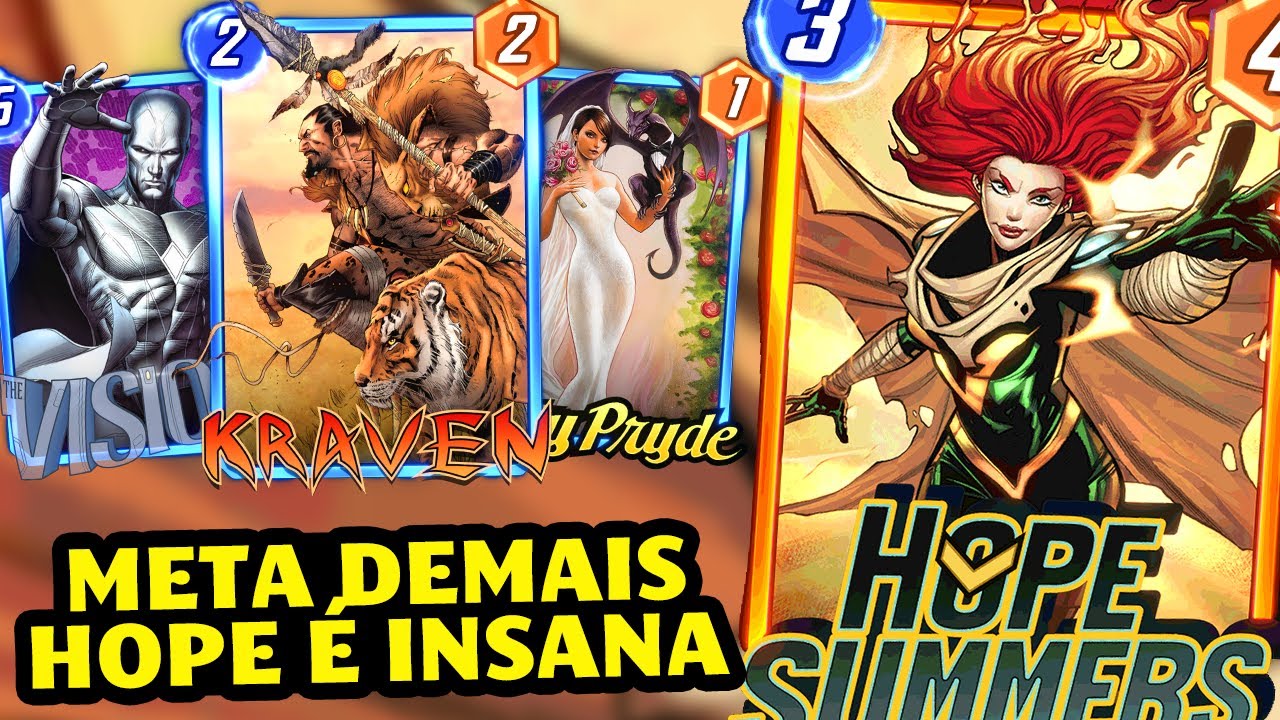 HOPE SUMMERS É ABSURDA! MOVE META RETORNANDO AO TOPO |Marvel Snap|