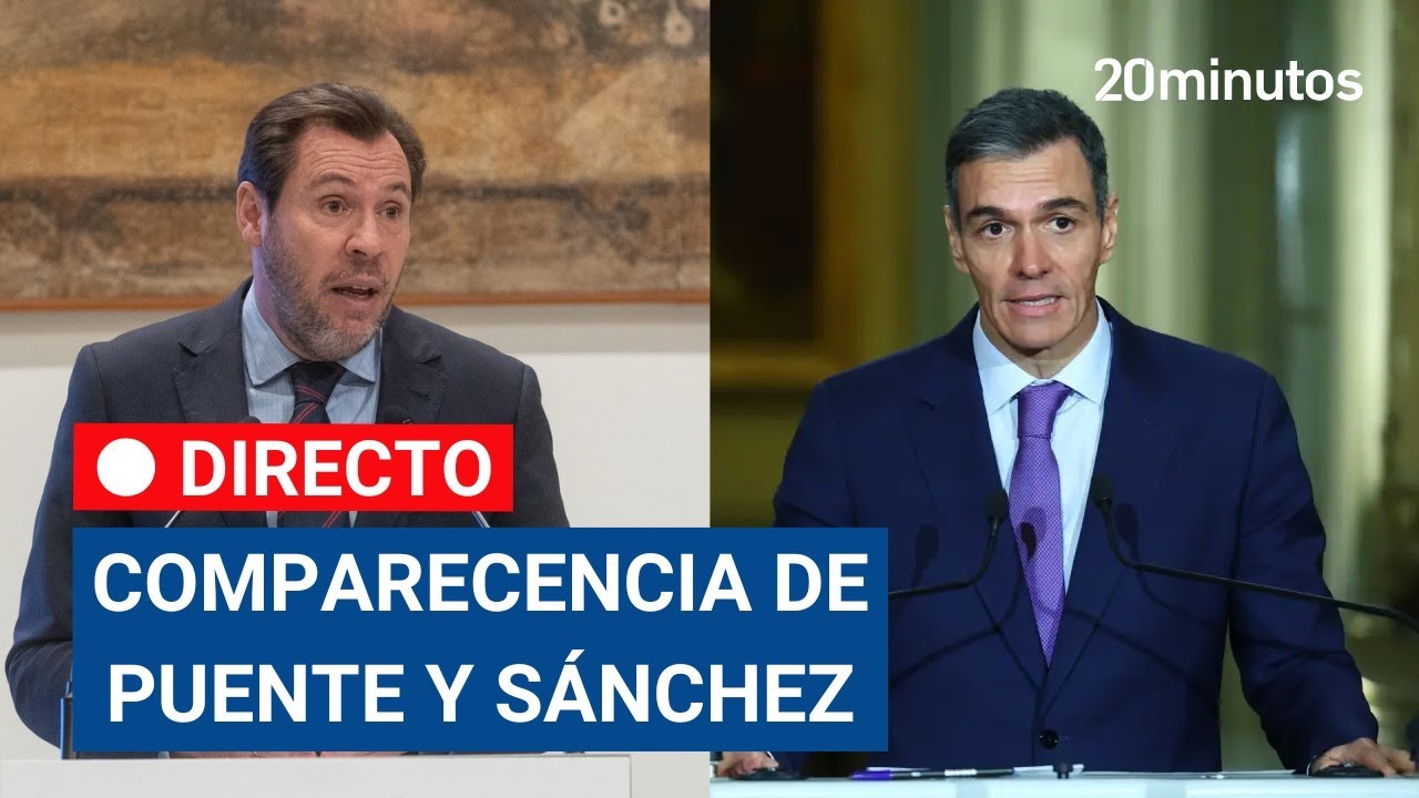 Accidente en Adamuz | Declaraciones de Pedro S&aacute;nchez y &Oacute;scar Puente