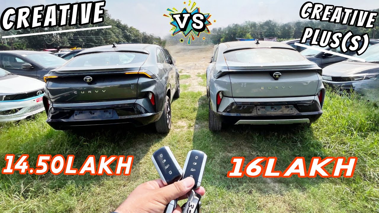 2025 Tata CURVV CREATIVE💪🔥VS🔥CREATIVE PLUS(S)💪Full Comparison_Auto Xpert