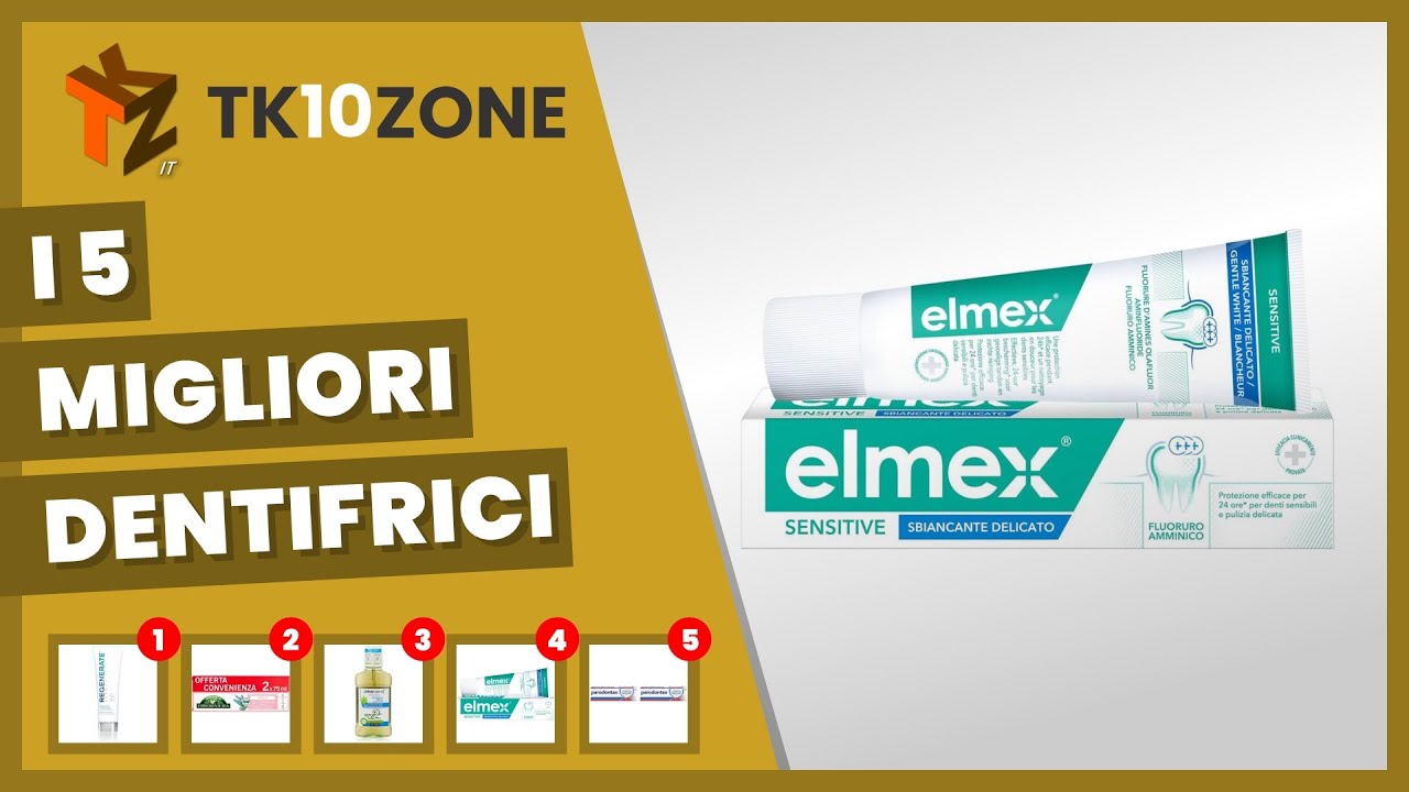 I 4 migliori dentifrici