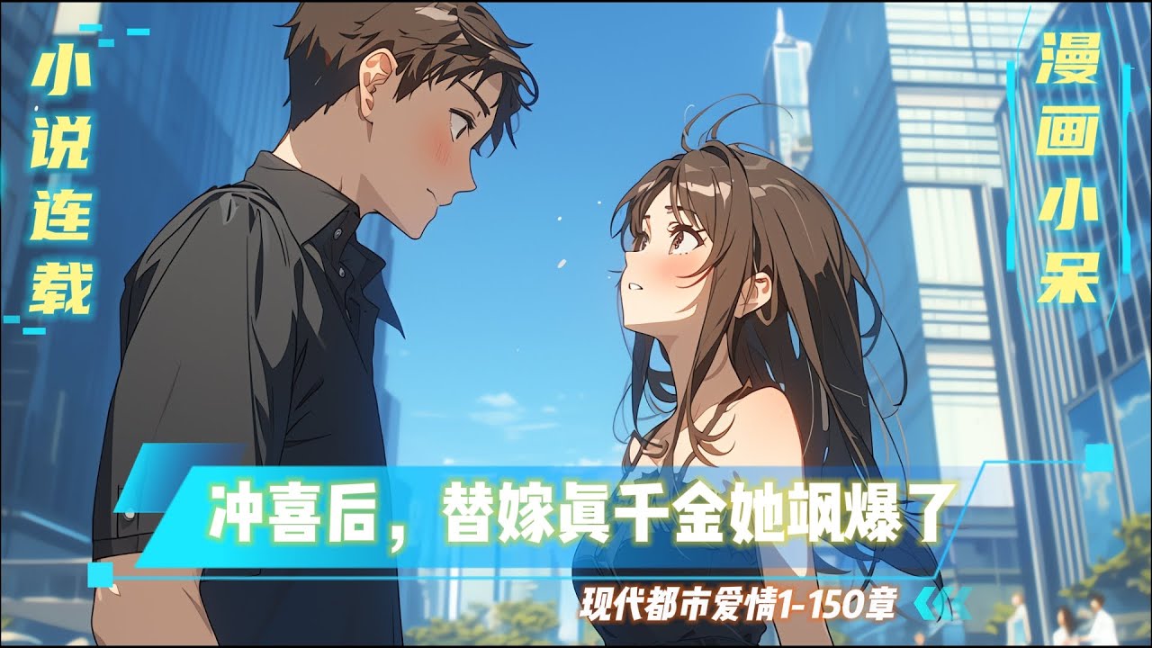 冲喜后，替嫁真千金她飒爆了｜上辈子，华昭昭被豪门父母认回，却只是为了给他们的宝贝养女替嫁。结果便宜老公被害死了，假千金反手将她卖到海外挖矿。｜#漫画小呆#漫画解说#有声漫画#小说