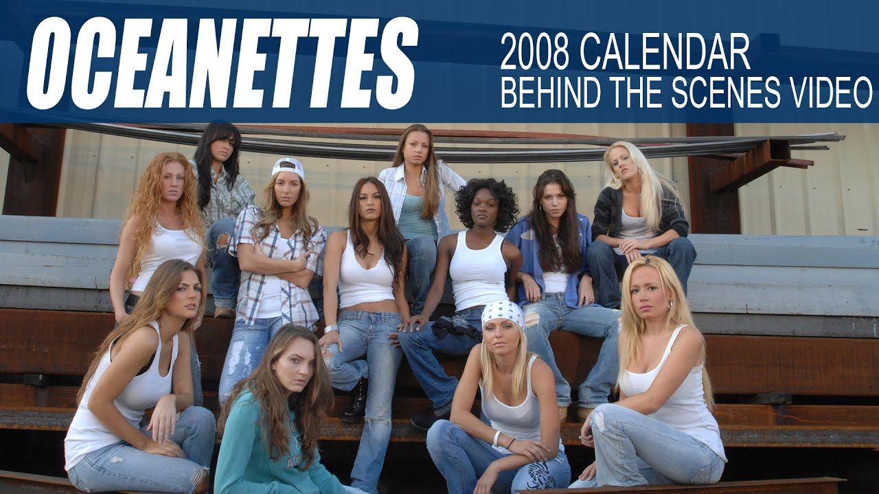 2008 Oceanette Calendar Shoot - behind the scenes video with the world famous oceanettes