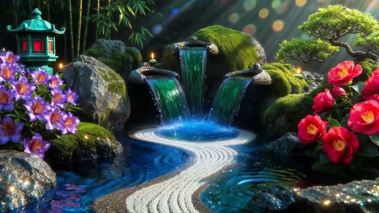 Nature Sounds & Healing Piano Music 🌿 Stress Relief + Healing Music, Calming Music for Sleep, Study