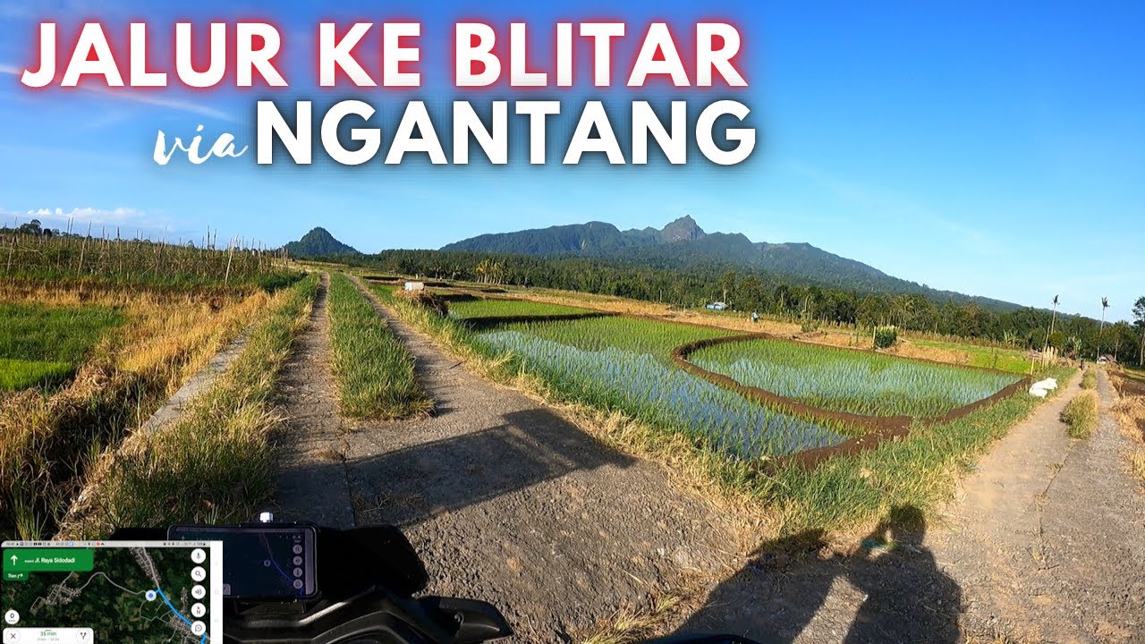 INDAHNYA Jalur PUJON-BLITAR via NGANTANG Tulungrejo !!! Melewati 2 GUNUNG