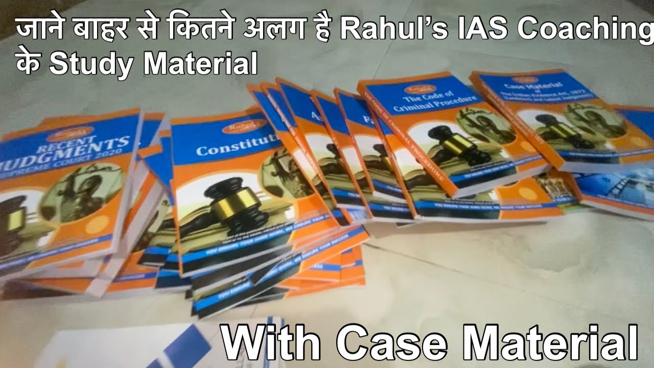 Rahul IAS Notes For Judiciary Coaching |  Study Material | Rahul&rsquo;s IAS | #rahulias #studymaterial