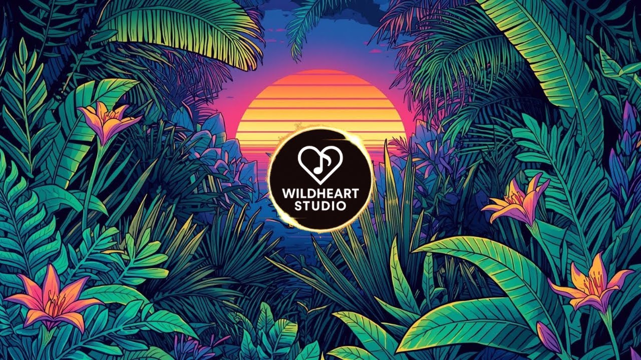 Neon Jungle Sunset | Tropical Ambient Loop (90 Minutes)