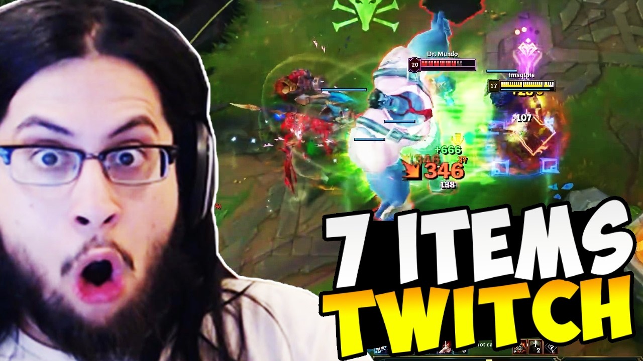 7 ITEMS TWITCH VS 6 ITEMS MUNDO