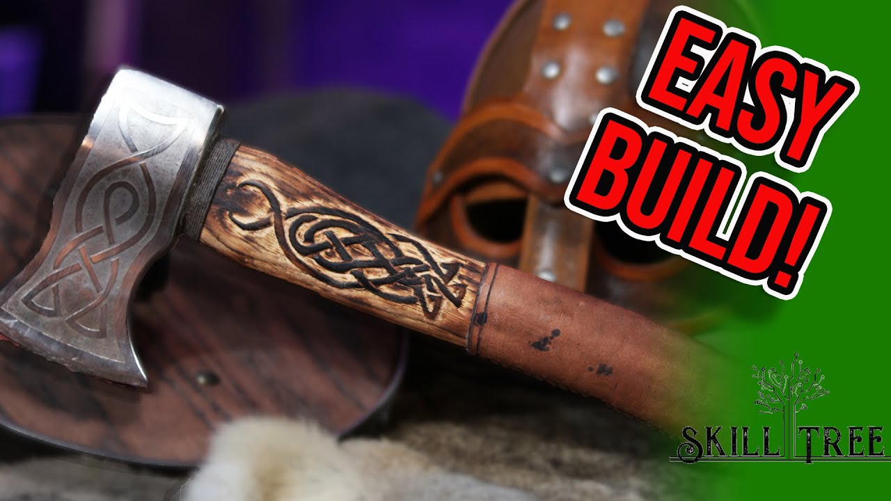 Viking War Axe Of Pillaging (from $15 Walmart Hatchet)