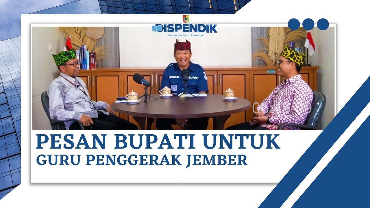 Simak Pesan Bupati untuk Para Guru Penggerak Jember - DISPENDIK