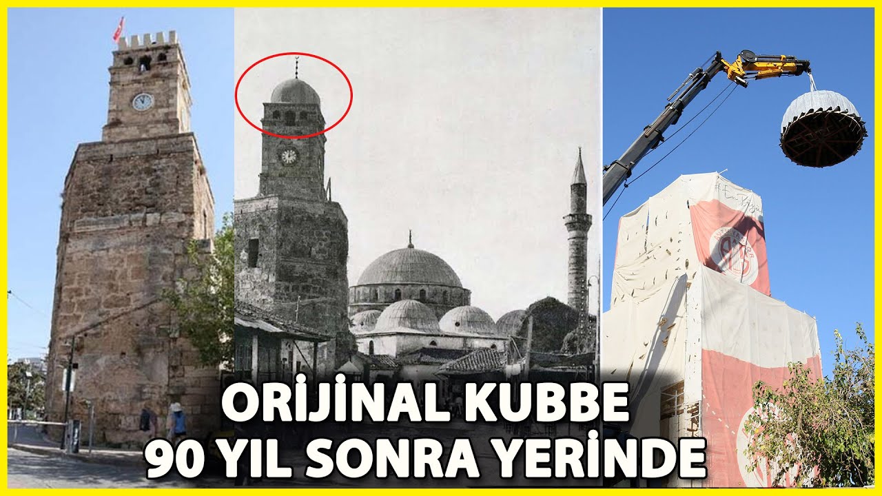 Tarihi Saat Kulesi'nin Kubbesi, 90 Yıl Sonra Yerinde