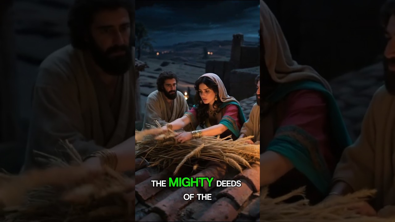 Rahab's Scarlet Cord: From Sinner to Savior's Bloodline  #bibleverse  #faith #fyp