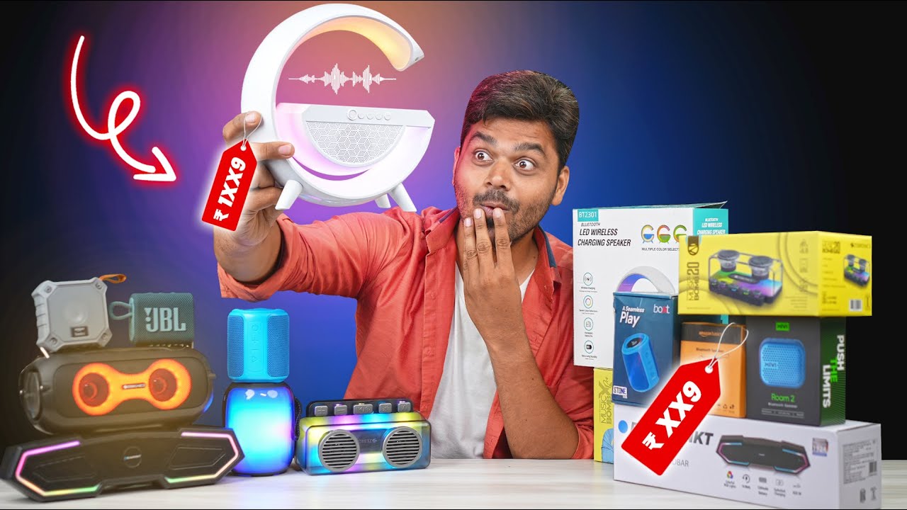 😍 I Bought Very Interesting Bluetooth Speakers with RGB Light 😱 🚨 Best..❓