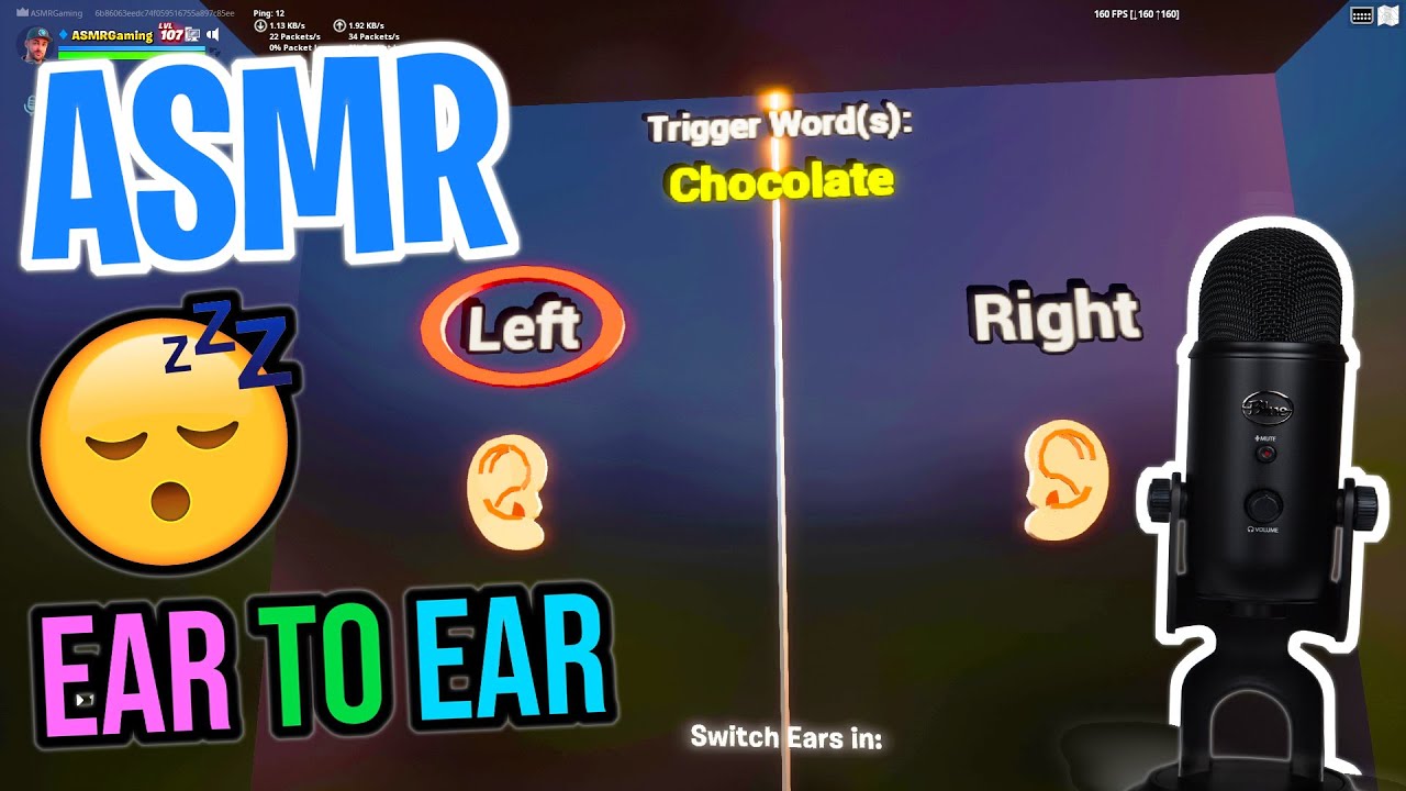 ASMR Gaming 😴 Fortnite Creative Ear to Ear Map! Relaxing 🎮🎧 Controller Sounds + Whispering 💤