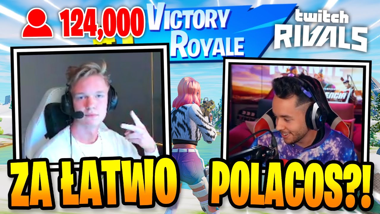🔥 JACOB SETTY I EWRON WYGRYWAJĄ *28 000 ZŁ* NA TWITCH RIVALS BEZ BUDOWANIA! ~ KULARZ SZOTY
