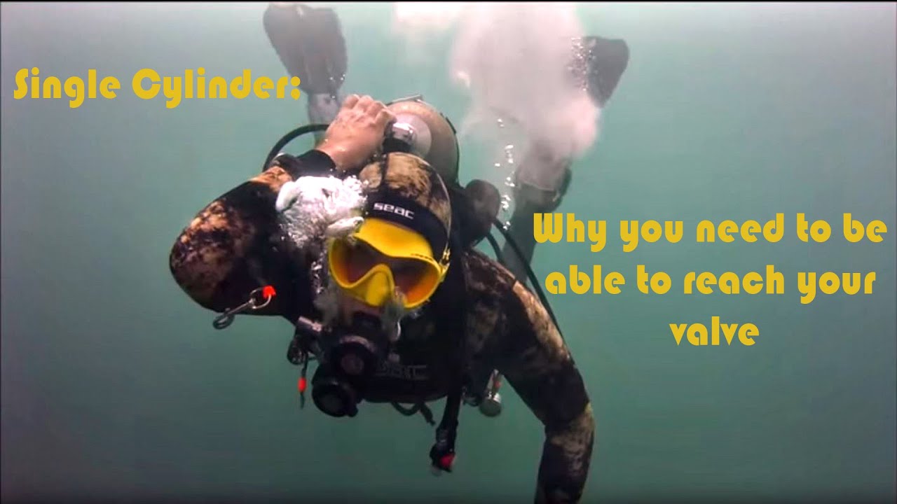 Why you need to be able to reach and turn you single tank valve