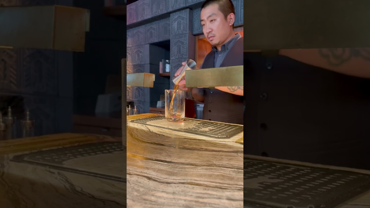Making Cocktails at Cold Drinks Bar, Above China Live, San Francisco