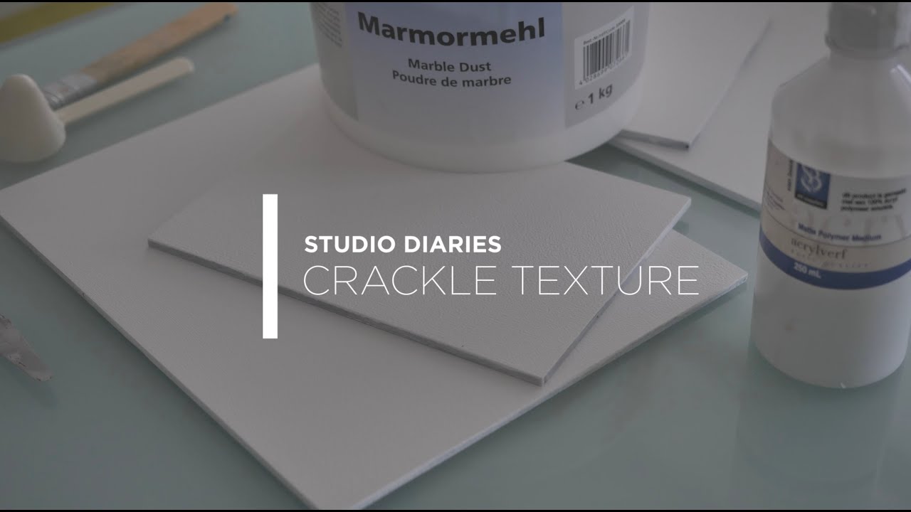 Making a crackle texture // Art by Sabra Awlad Issa