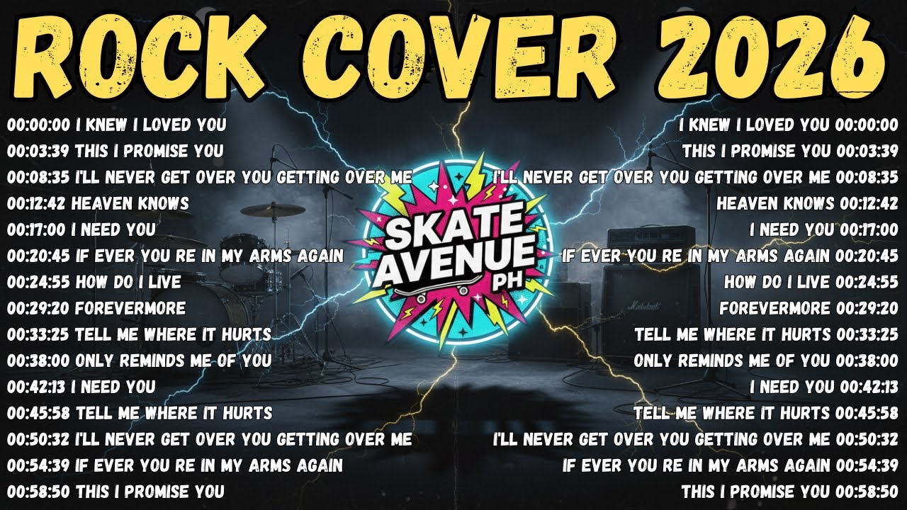 Skate Avenue PH - Rock Cover Non Stop Lyrics - Best Playlist 2026