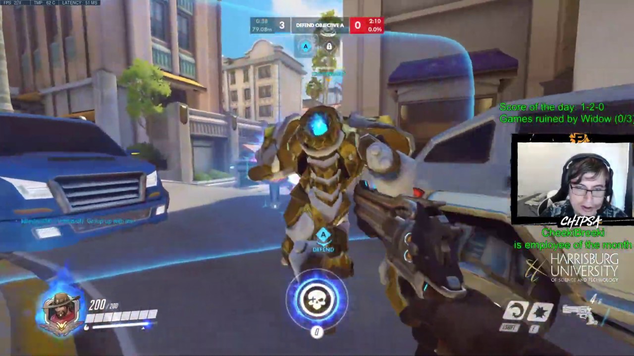 Overwatch Chipsa Has Some Mccree Gameplay Tricks -OWL Practice-