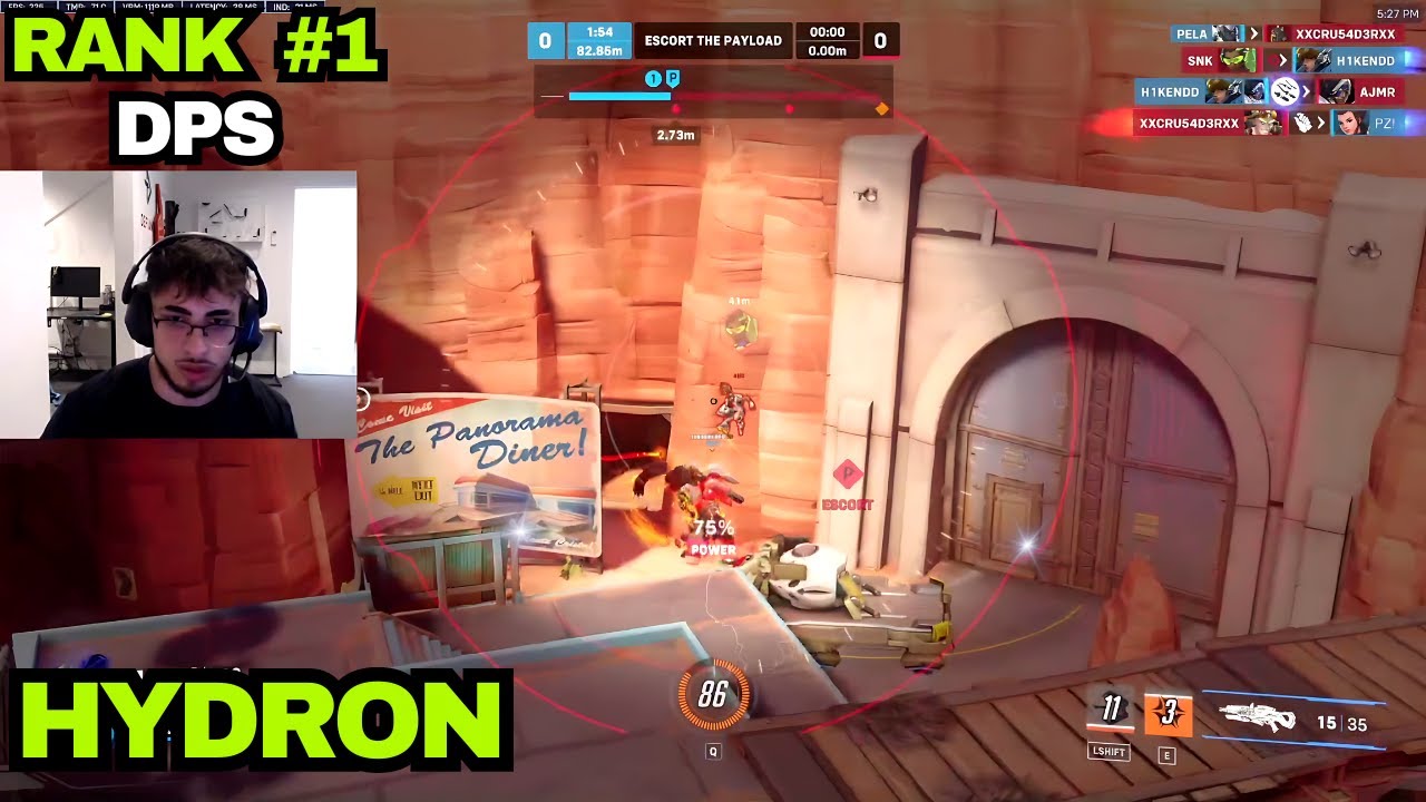 HYDRON PRO WIDOWMAKER AND TRACER GAMEPLAY ! OVERWATCH 2 SEASON 12