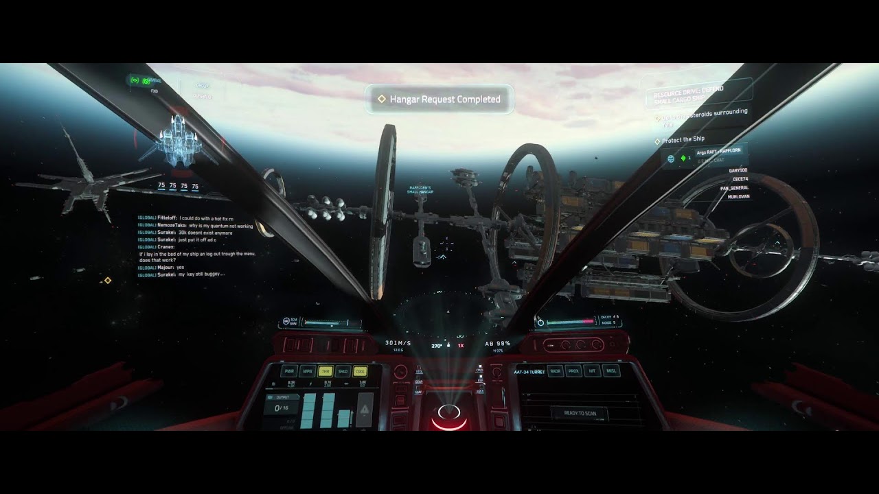 Resource Drive - Defend Large Cargo Ship