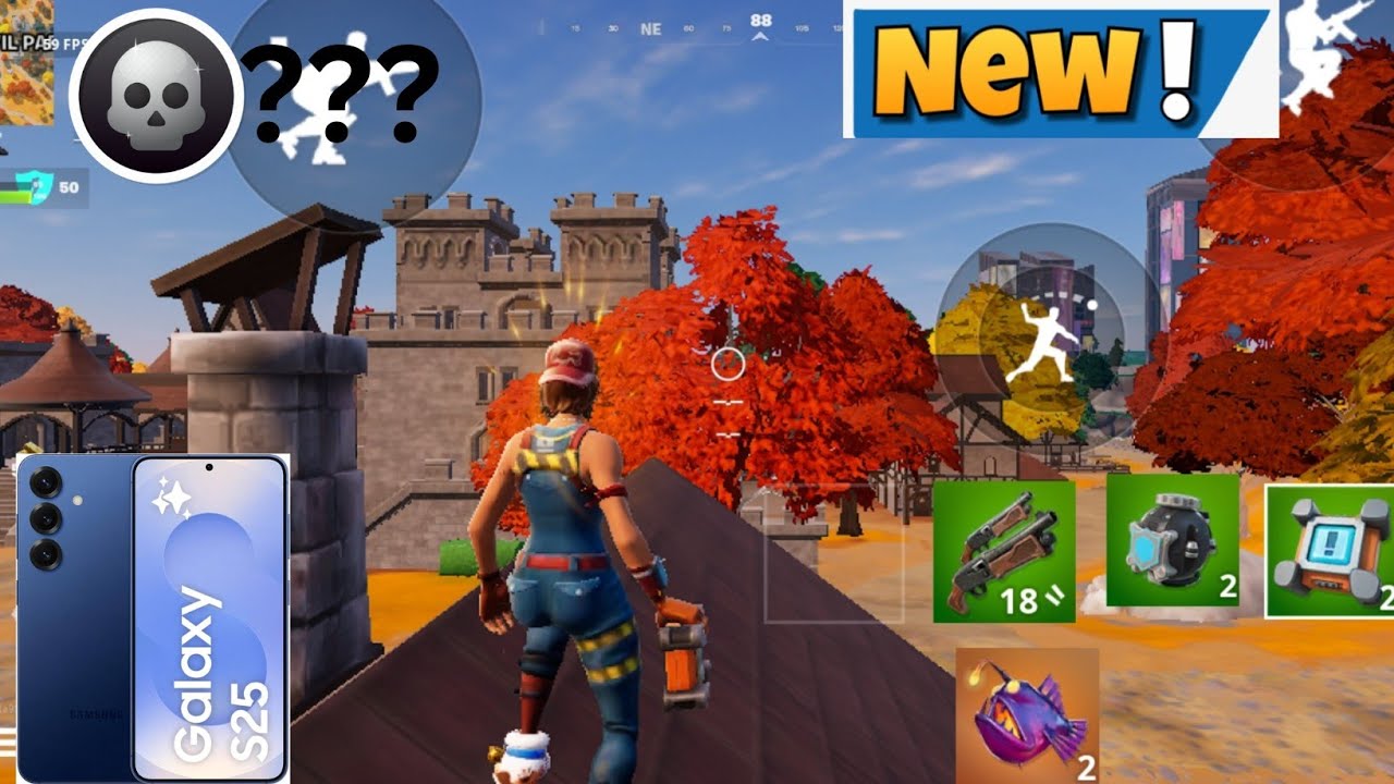 FORTNITE MOBILE SAMSUNG Galaxy S25 ULTRA |SNAPDRAGON 8 ElITE| PRO BLITZ GAME PLAY (60FPS)