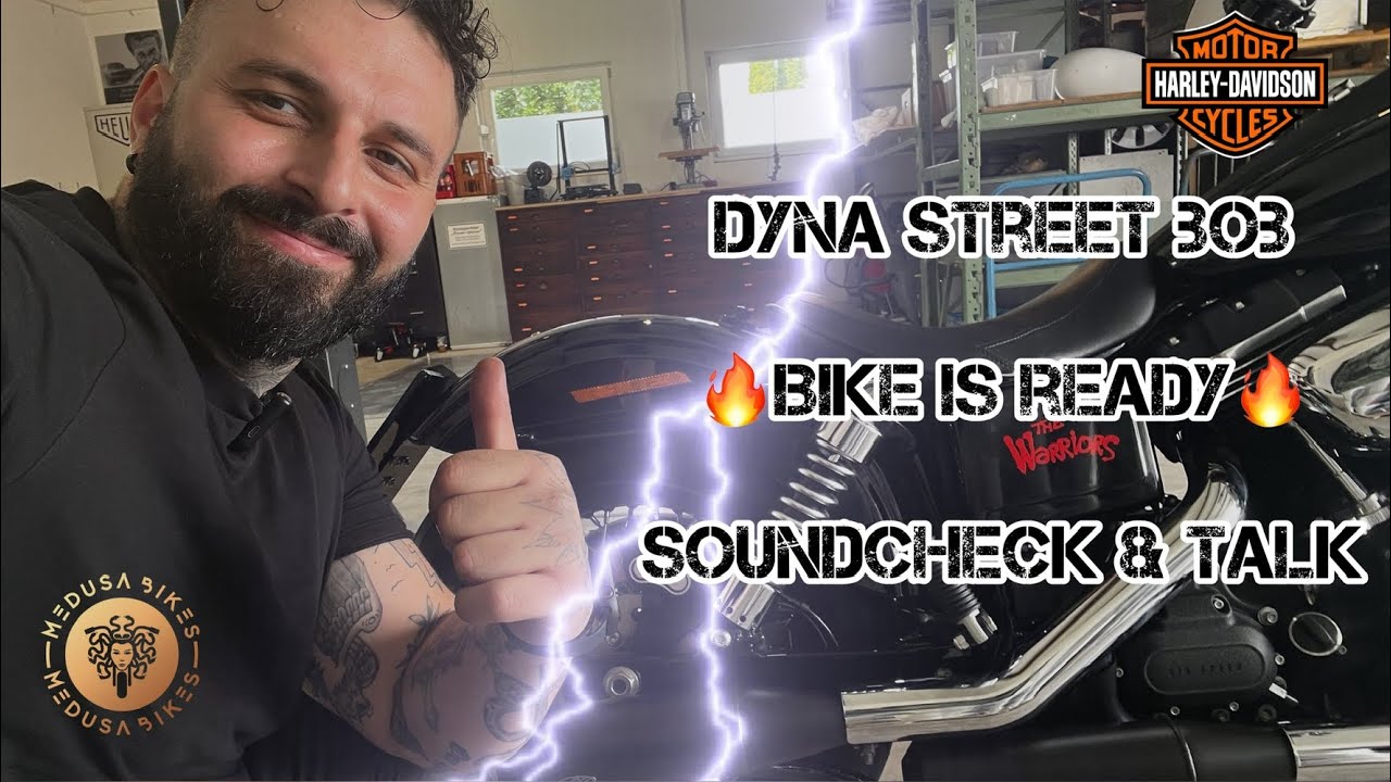 Harley Davidson Street Bob /  Finish Part and Soundcheck / Technik Erklärung
