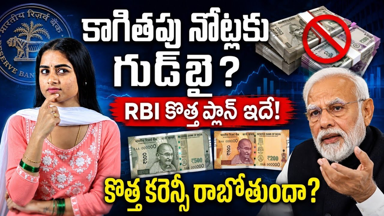 RBI మళ్లీ Note Ban చేస్తుందా?😨 | BIG Change in Indian Currency | Goodbye Paper Notes | Narendra Modi