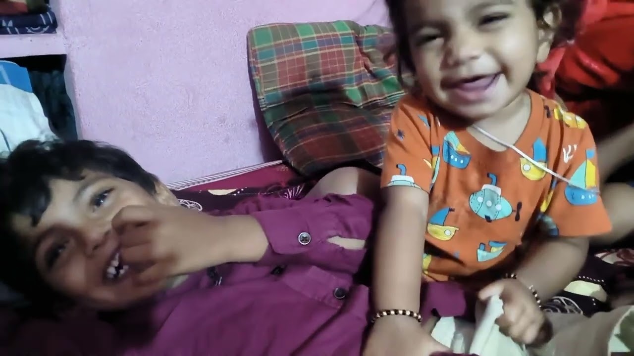 Brother and sister sweet moments 👫👫😍😃😃