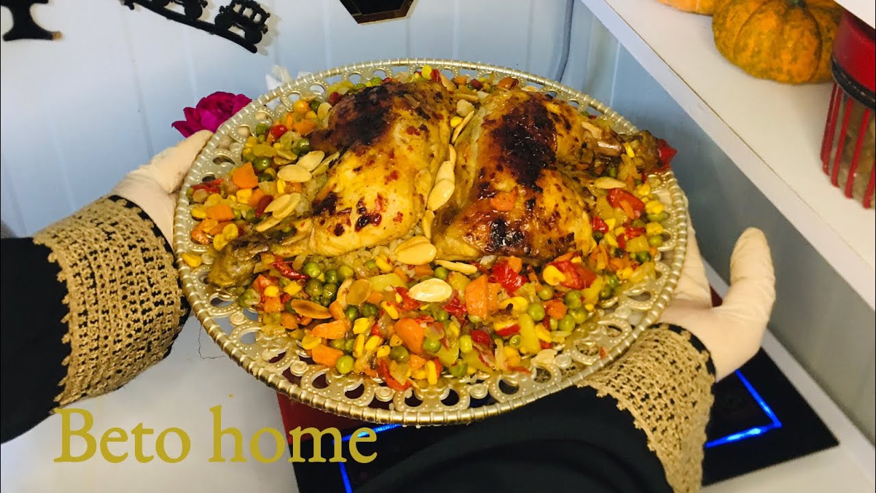 (بيتو هوم )طبخة الخضار المشكلة مع الدجاج والرز🧑🏻‍🍳🫑🍗🍅🌶🥕🫛🥔🍄
