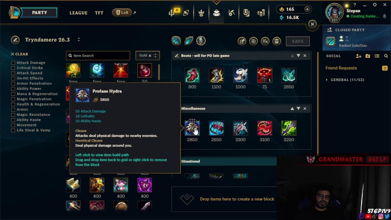 NA 884 LP TRYNDAMERE