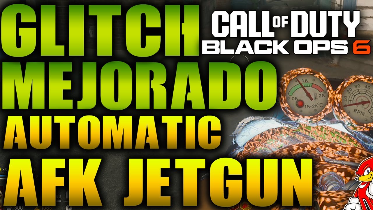 GLITCH AFK MEJORADO Black Ops 6 ZOMBIES Automatic JETGUN con HACHA XP COD BO6 Rondas LIBERTY FALLS