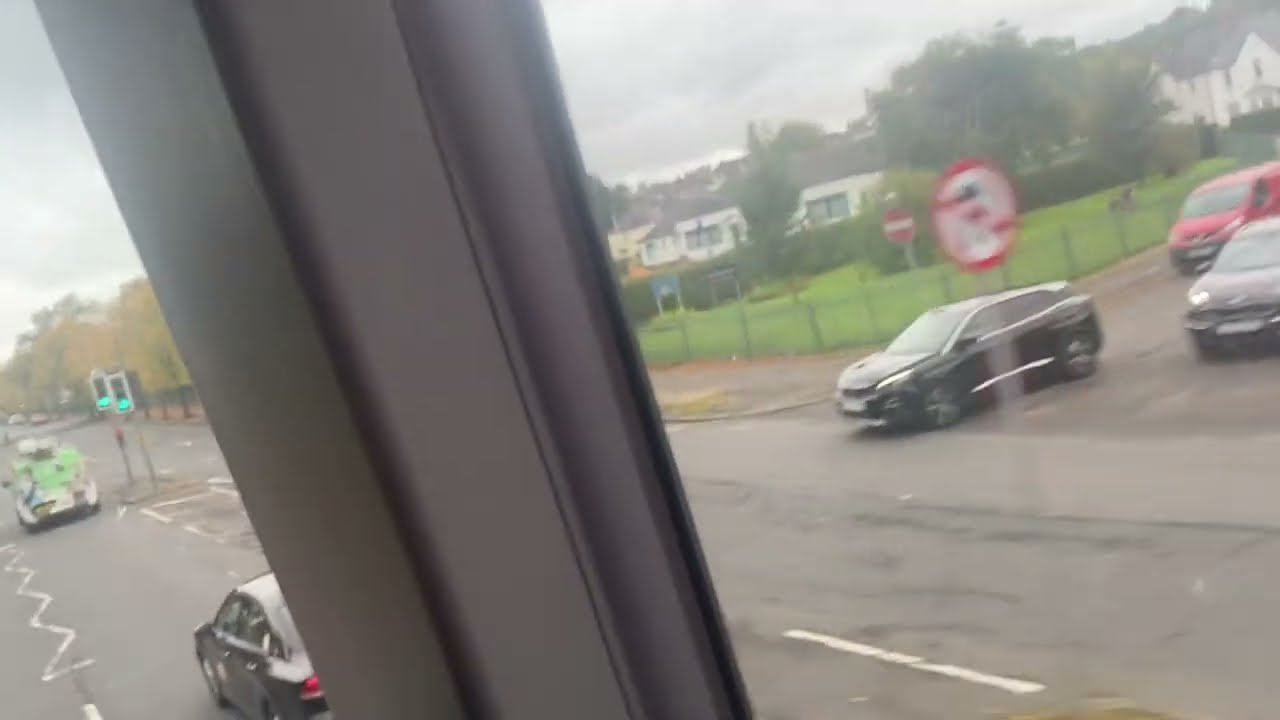 First Glasgow Enviro 400 EV 38460 LG72DZE on the 38 from Glasgow Fort to Newton Mearns