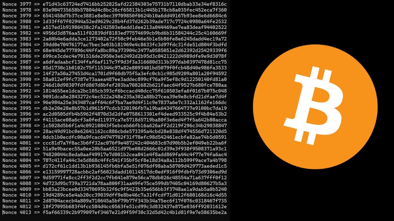 Bitcoin Mining in One Minute