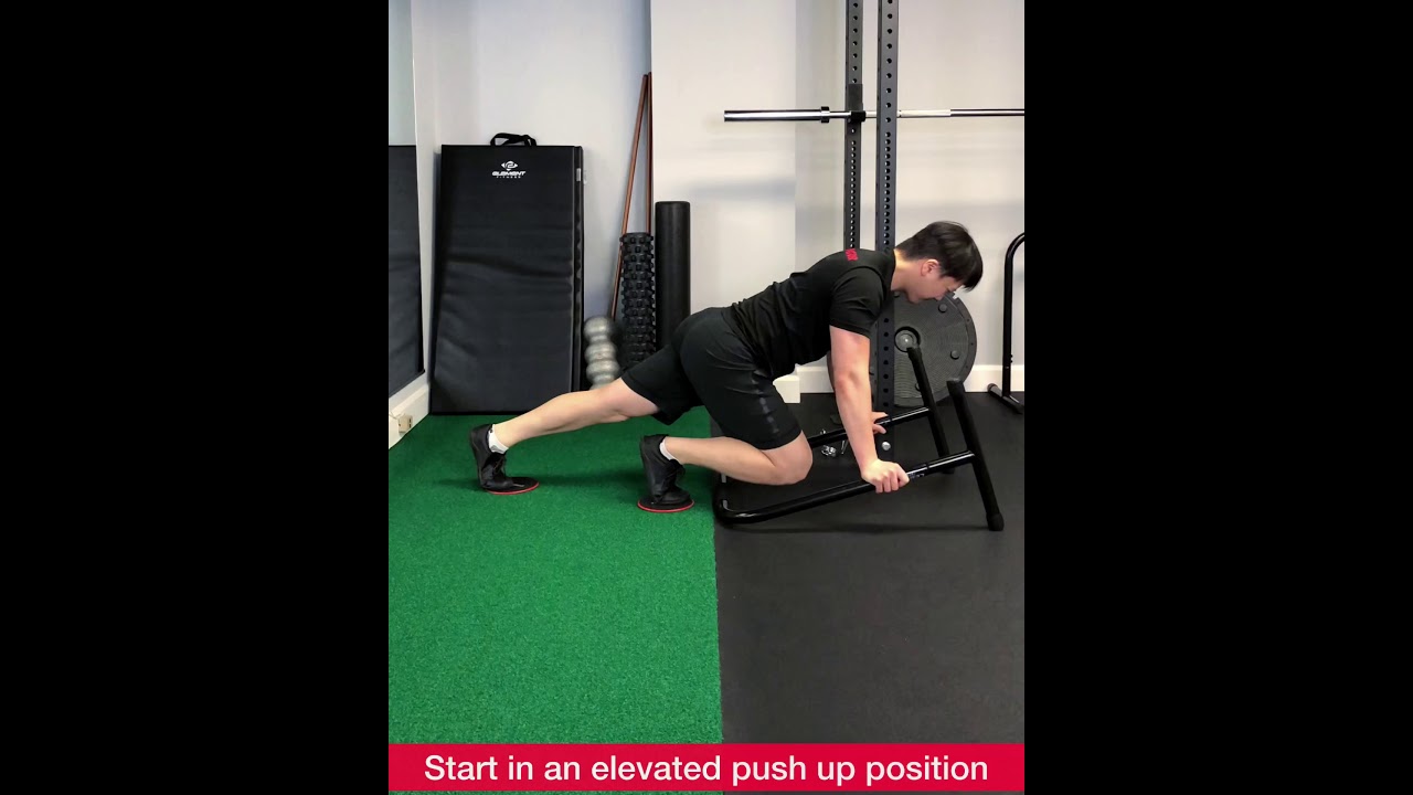 Advanced core workout for strong abs - Mountain Climber Sliders