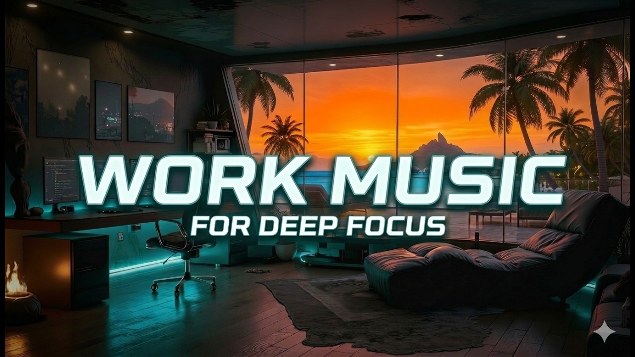 Productive Work Music: 1-Hour Deep Focus for Coding, Writing and Creative Tasks