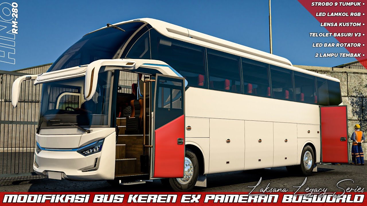 Modifikasi Bus Ex Pameran BusWorld 2022 | Laksana SR3 XHD | ETS 2 Indonesia