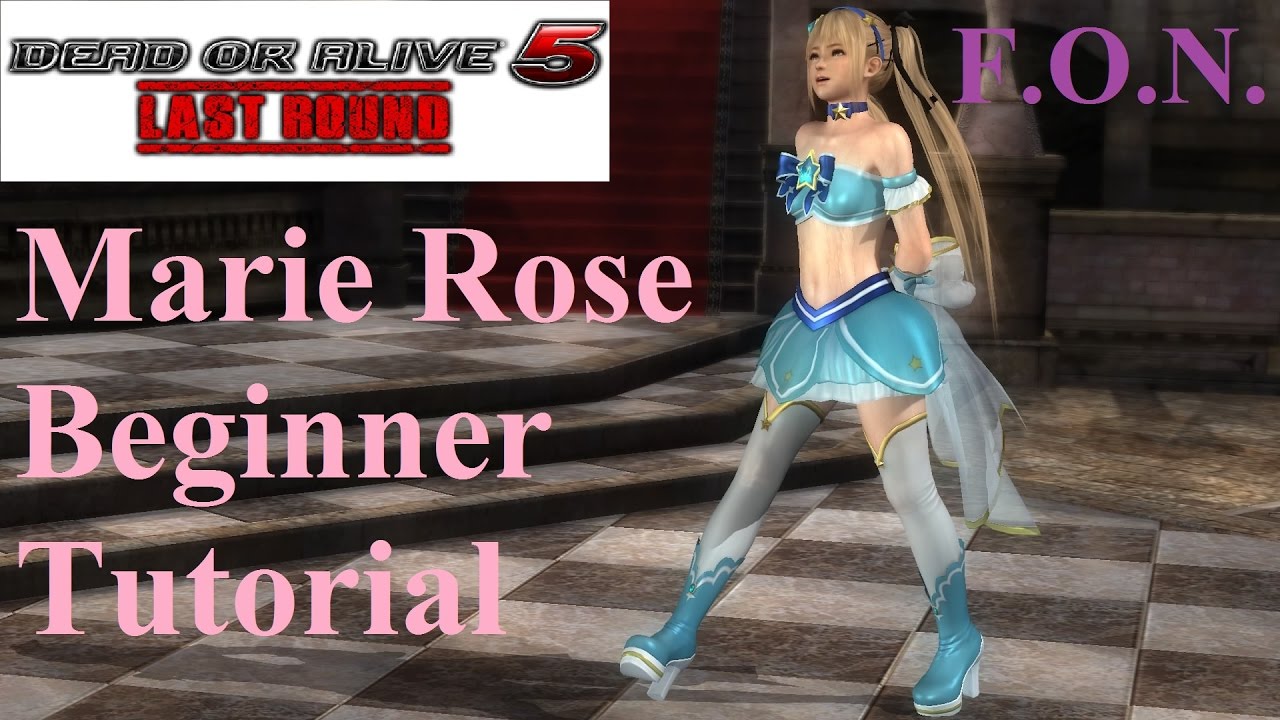 Marie Rose Beginner Guide Tutorial (DOA5LR)