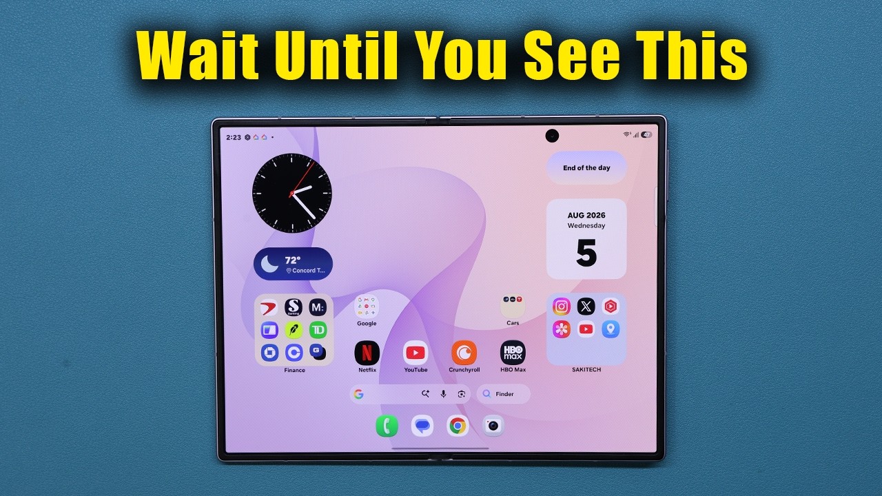 Samsung Galaxy Z Fold 8: это вам никто не показывает