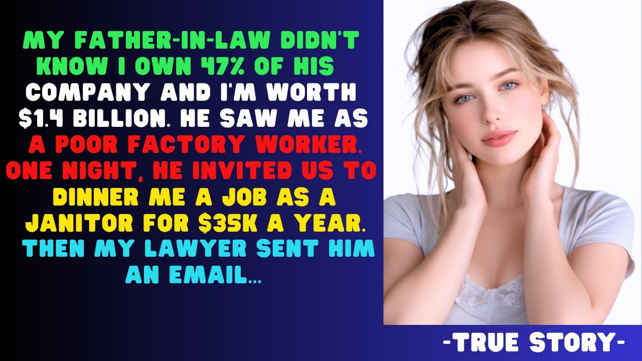 I Never Told My Wife That I Own 47% Of Her Father's Company Worth $1.4 Billion-He Just Offered Me.