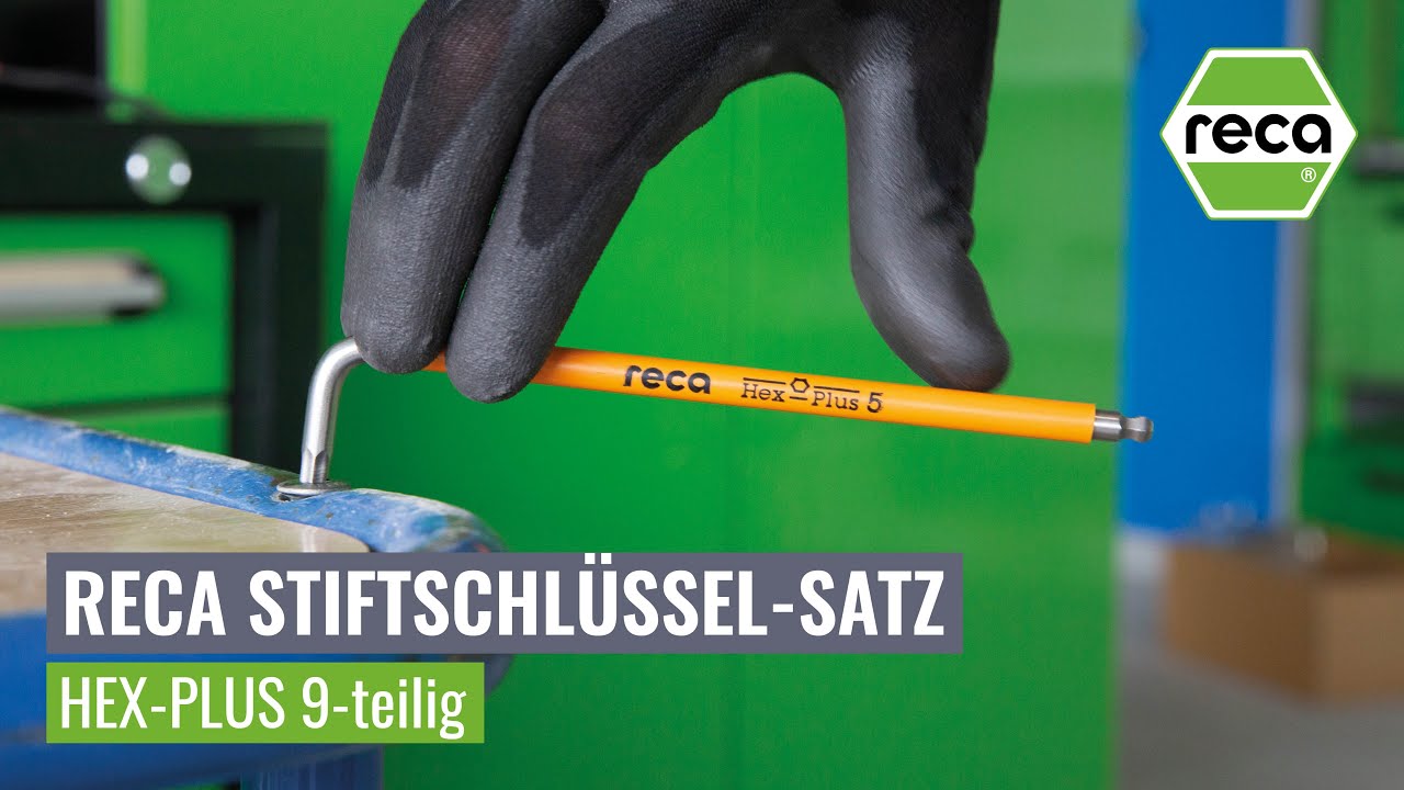 RECA Stiftschlüssel-Satz Multicolor