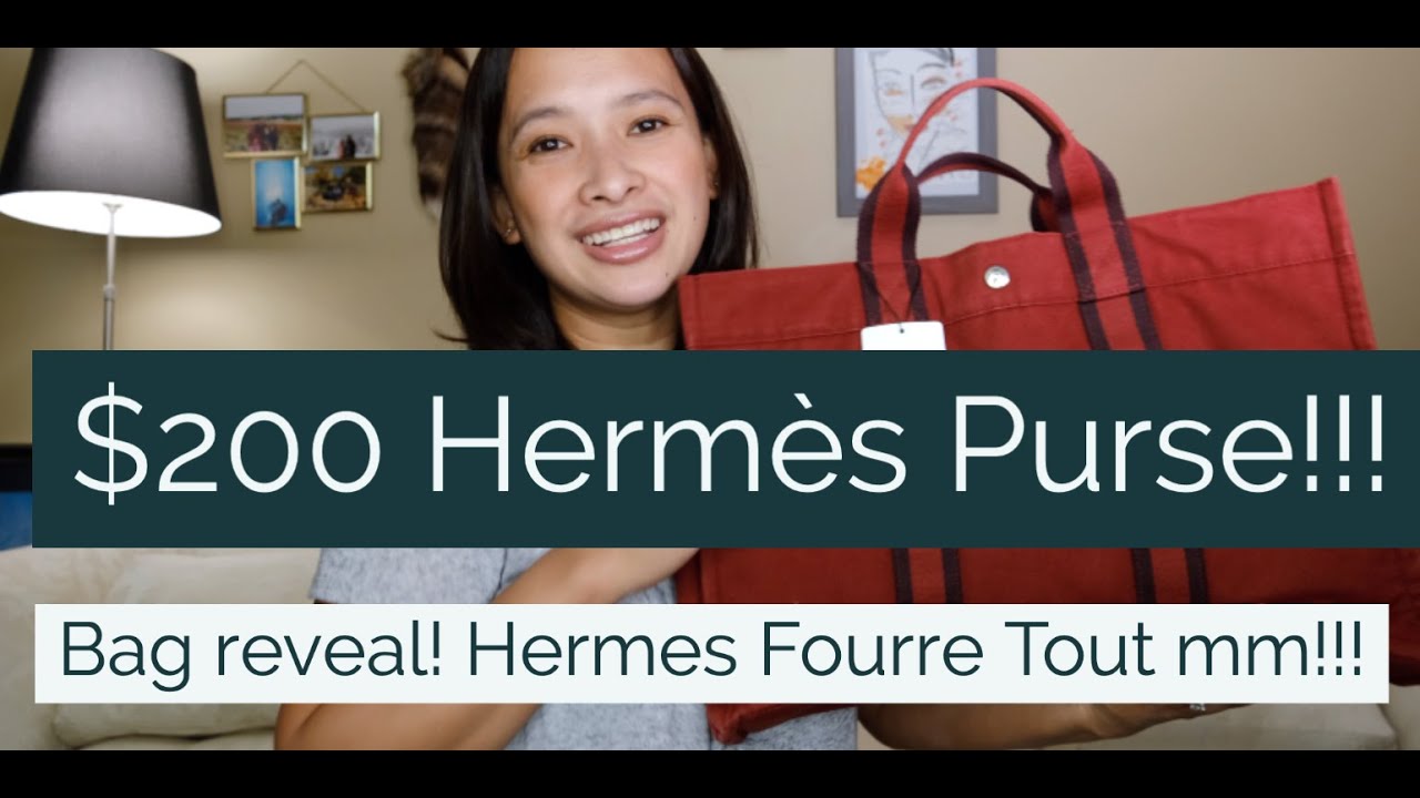 Unboxing Hermes! $200 Hermes! Hermes Fourre Tout mm Bag Reveal!