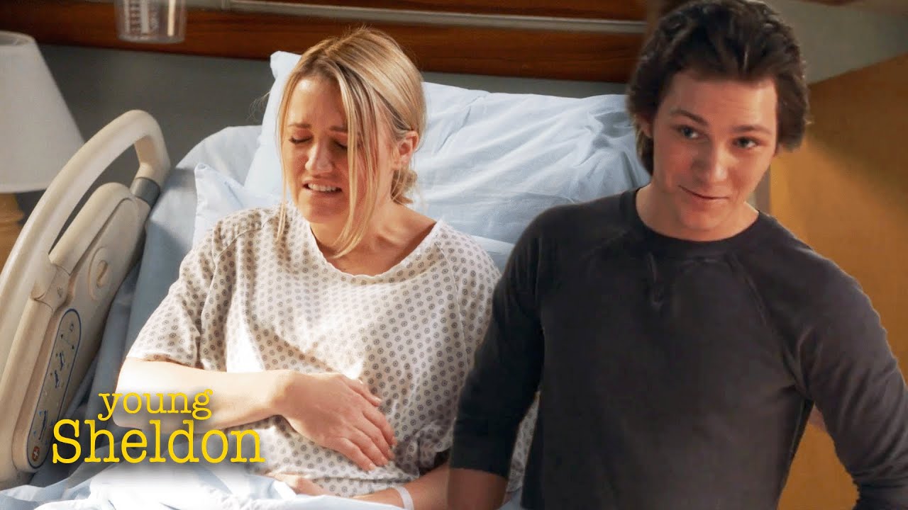 Mandy Gives Birth to Baby Constance | Young Sheldon
