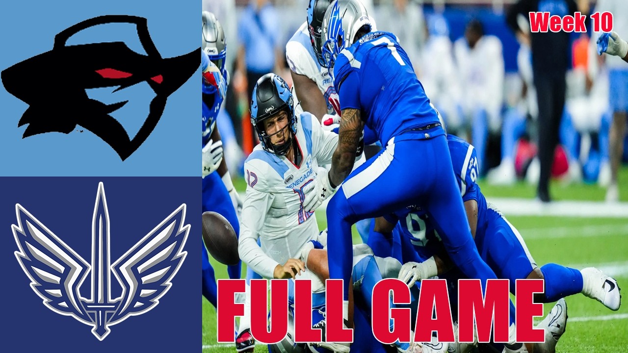 Renegades vs Battlehawks Full Game | May 29, 2026 | Week 10 | 2026 UFL Season