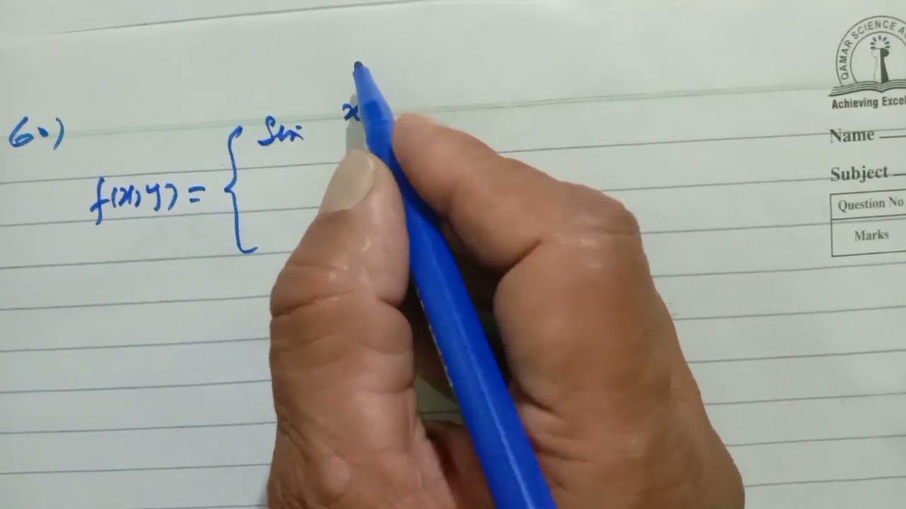 Thomas Calculus Exercise 14.3 Q. 59, 60.  1st partial derivative by definition at given point.