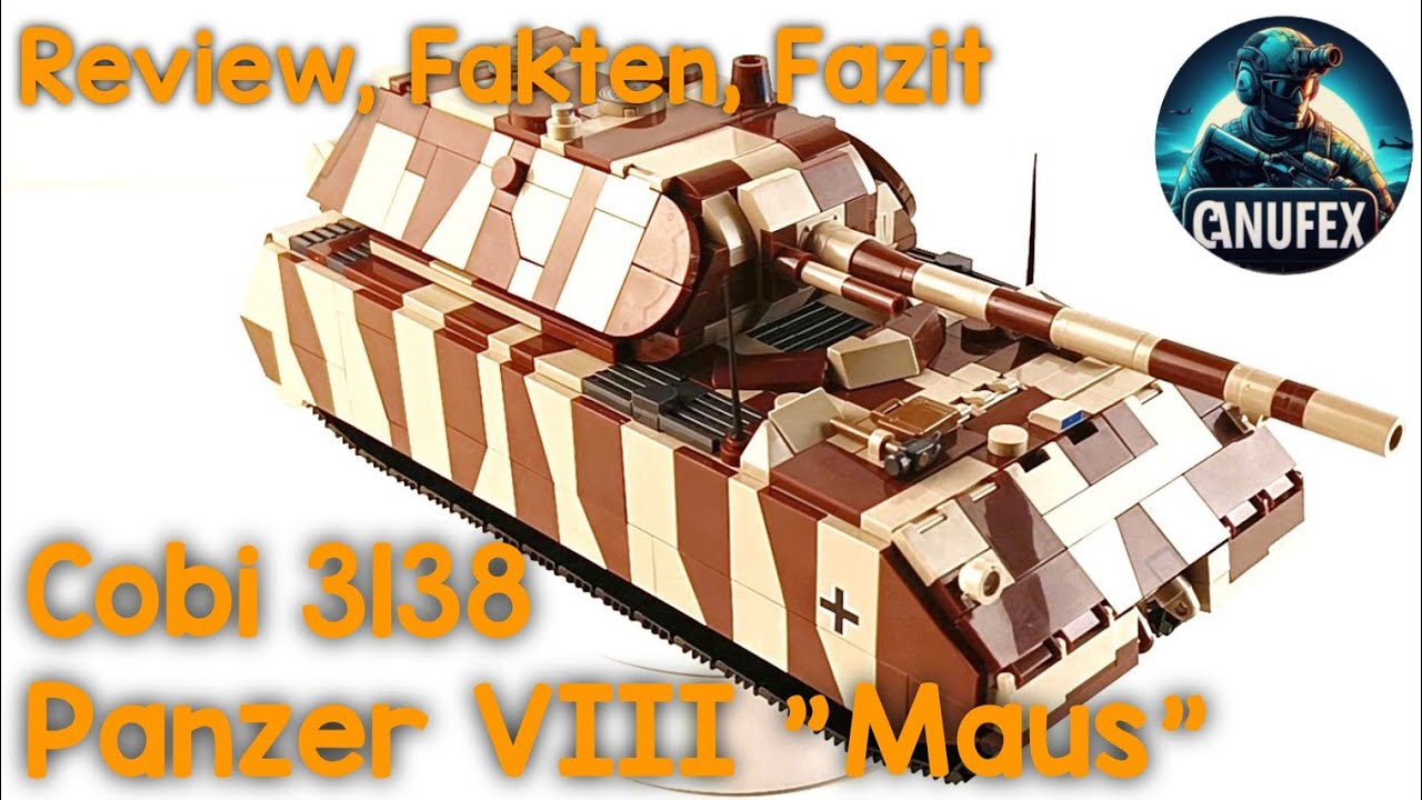 COBI 3138 &bdquo;Maus&ldquo; im Detail &ndash; Der schwerste Panzer als Modell in 1:35 ist beinahe perfekt! | Review