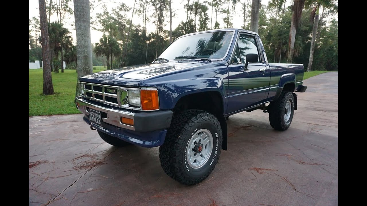 This SR5 4x4 Toyota Pickup Truck Has a Reputation for Legendary Reliability, and It's Probably True