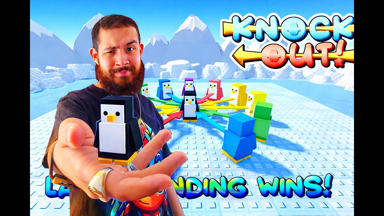 Roblox - Knock out: Nuevo juego - Somos un pingüino!