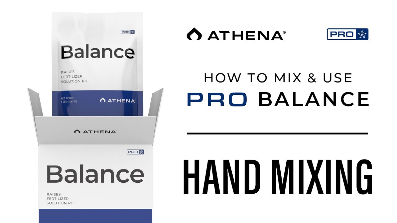 How to mix & use Pro Balance &ndash; Hand Mixing